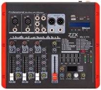ZTX audio Mix 2.1.Fx микшерный пульт 2 mono, 1 stereo каналы с MP3/SD/DSP/BT от музыкального магазина МОРОЗ МЬЮЗИК