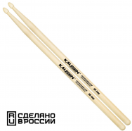 Kaledin Drumsticks 7KLHB5BL 5B Long Барабанные палочки, граб, деревянный наконечник от музыкального магазина МОРОЗ МЬЮЗИК