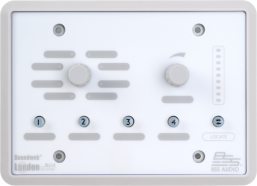 BSS BLU8-WHT программируемая настенная панель управления серии BLU. Цвет белый от музыкального магазина МОРОЗ МЬЮЗИК