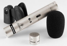 Behringer B-5 микрофон студийный конденсаторный, 2 сменных капсюля с кардиоидной и круговой характеристикой направленности от музыкального магазина МОРОЗ МЬЮЗИК