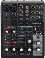 YAMAHA AG06MK2 Black 6-канальный микшер для потокового вещания с аудиоинтерфейсом USB, черный от музыкального магазина МОРОЗ МЬЮЗИК