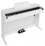 Medeli DP260-GW цифровое пианино, белое глянцевое, 88 клавиш, 128 полифония, 20 тембров, система обучения, секвенсор, масса 38 кг от музыкального магазина МОРОЗ МЬЮЗИК