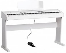Orla Stage Studio WH цифровое пианино белое со стойкой 88 клавиш, 16 тембров, 64 полифония, память 2 трека, педаль, АС 2х12Вт, 22 кг от музыкального магазина МОРОЗ МЬЮЗИК