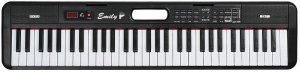 EMILY PIANO EK-7 BK портативный синтезатор ЧЁРНЫЙ 61 клавиша, 64 полифония, 900 тембров, 700 ритмов, обучение, память, динамики 2х5 Вт от музыкального магазина МОРОЗ МЬЮЗИК