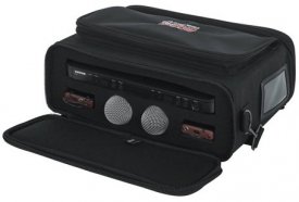 GATOR GM-DUALW сумка для переноски двойных радиомикрофонов Shure BLX и аналогичных систем от музыкального магазина МОРОЗ МЬЮЗИК
