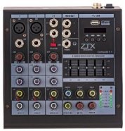 ZTX audio Compact 2.1 микшерный пульт 2mono, 1stereo каналы с MP3 от музыкального магазина МОРОЗ МЬЮЗИК