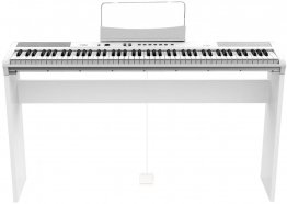 Artesia Performer White фортепиано цифровое 88 кл., 12 тембров, 32 полифония, 3-и слоя семплинга, метроном, DSP, USB, 4х10Вт, пюпитр, педаль, 9 кг от музыкального магазина МОРОЗ МЬЮЗИК