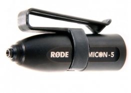 RODE MiCon-5 адаптер фантомного питания  с разъёмом XLR для микрофонов HS1, Pinmic, Lavalier от музыкального магазина МОРОЗ МЬЮЗИК