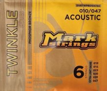 Markbass Twinkle Series DV6TWPB01047AC струны для акустической гитары, 10-47, фосфор/ бронза от музыкального магазина МОРОЗ МЬЮЗИК