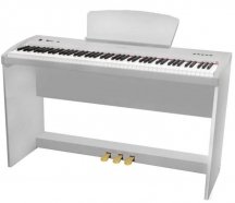 Sai Piano P-9BT-WH пианино цифровое 88 кл. (молоточковая), 8+130 тембров, 64 полиф., Bluetooth, MP3, 4 демо, 2х14Вт, стойка, три педали, цвет белый от музыкального магазина МОРОЗ МЬЮЗИК