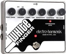 Electro-Harmonix White Finger  гитарная педаль FET Optical Compressor от музыкального магазина МОРОЗ МЬЮЗИК