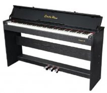 EMILY PIANO D-52 BK цифровое фортепиано с крышкой, 88 клавиш фортепианного типа, 900 тембров, 1287 полифония, 700 ритмов, 2х20 Вт, ЧЁРНЫЙ от музыкального магазина МОРОЗ МЬЮЗИК