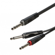 ROXTONE RAYC100/3 Инсертный кабель, 6.3мм stereo Jack + 2x6.3mm mono Jack, 3 м КОММУТАЦИЯ, РАЗЪЕМЫ, ПЕРЕХОДНИКИ ROXTONE RAYC100/3 Инсертный кабель, 6.3мм stereo Jack + 2x6.3mm mono Jack, 3 м
