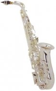 BRAHNER AS-350S Саксофон-альт ‘’Eb’’СЕРЕБРЯНОЕ покрытие, французская система, высокий клапан F# от музыкального магазина МОРОЗ МЬЮЗИК