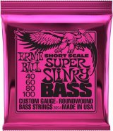 Ernie Ball 2854 Nickel Wound Slinky Super Short Scale 40-100 - Струны для бас-гитары от музыкального магазина МОРОЗ МЬЮЗИК