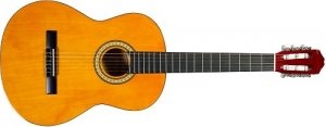 VESTON C-45A 3/4 уменьшенная классическая гитара 3/4, корпус агатис, цвет натуральный глянцевый лак от музыкального магазина МОРОЗ МЬЮЗИК