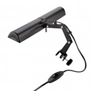 K&M 12260-013-55 подсветка для пюпитра, со струбциной, 2 лампы, чёрная от музыкального магазина МОРОЗ МЬЮЗИК