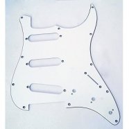 Caraya H-1001A Защитная накладка для электрогитары SSS, трехслойная, белая от музыкального магазина МОРОЗ МЬЮЗИК