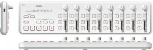KORG NANOKONTROL2-WH портативный USB-MIDI-контроллер, цвет белый от музыкального магазина МОРОЗ МЬЮЗИК