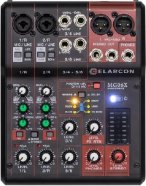 ELARCON MG06XU аналоговый микшер 6 каналов: 2 микрофонных / 6 линейных входов (2 моно + 2 стер), фильтры и эффекты реверберации, USB аудиоинтерфейс от музыкального магазина МОРОЗ МЬЮЗИК