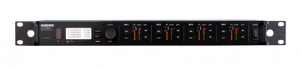 SHURE ULXD4Q G 53, четырехканальный цифровой приемник серии ULXD, UHF диапазон от музыкального магазина МОРОЗ МЬЮЗИК