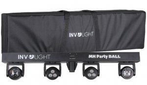 INVOLIGHT MH PARTY BALL мобильный комплект LED RGBW голов вращения, ИК-ДУ, DMX512 от музыкального магазина МОРОЗ МЬЮЗИК