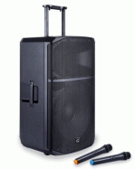SoundSation Provibe-15AIR Акустическая система портативная, 2 микрофона, 400Вт, пиковая 800 Вт, 7 часов на аккумуляторе, USB/SD-карта/Bluetooth-плеер от музыкального магазина МОРОЗ МЬЮЗИК