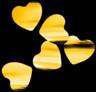 Global Effects GOLD Металлизированное конфетти "Сердца", золото, Упаковка 1 кг от музыкального магазина МОРОЗ МЬЮЗИК