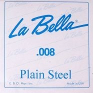 La Bella PS008 Отдельная стальная струна без оплетки, 008 от музыкального магазина МОРОЗ МЬЮЗИК