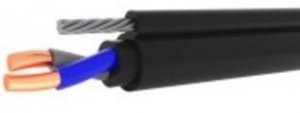 ВВСГ 2х2,5-1 кабель 2х2.5 мм, стальной строс от музыкального магазина МОРОЗ МЬЮЗИК