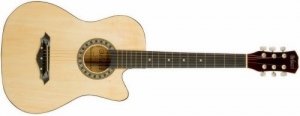 Belucci BC3810 N акустическая гитара фолк 38” шестиструнная с вырезом, цвет натуральный от музыкального магазина МОРОЗ МЬЮЗИК