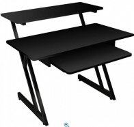 OnStage WS7500B стол для домашней студии, выдвижной лоток для клавиатур, нагрузка до 80 кг, Вес 34 кг от музыкального магазина МОРОЗ МЬЮЗИК