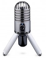 SAMSON METEOR USB студийный конденсаторный микрофон, 20-20000Гц, кардиоида, чувствительность 120дБ, в комплекте USB кабель, сумка для транспортировки от музыкального магазина МОРОЗ МЬЮЗИК
