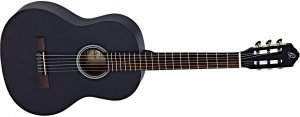 Ortega RST5MBK Student Series классическая гитара 4/4, верхняя дека ель, задняя дека и обечайка катальпа, гриф махагон, цвет черный матовый от музыкального магазина МОРОЗ МЬЮЗИК