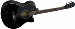 Картинка Elitaro E4050EQ BK электроакустическая гитара с вырезом, размер 40", глянцевое покрытие, материал липа, цвет черный от музыкального магазина МОРОЗ МЬЮЗИК Elitaro E4050EQ BK электроакустическая гитара с вырезом, размер 40", глянцевое покрытие, материал липа, цвет черный от музыкального магазина МОРОЗ МЬЮЗИК