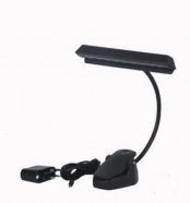 NORDFOLK ML07 подсветка для нот большая, на гибкой шее, 9 LED, прищепка, батарейка, блок питания от музыкального магазина МОРОЗ МЬЮЗИК