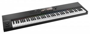 Native Instruments Komplete Kontrol S88 MK2 88 клавишная полновзвешенная MIDI клавиатура с молоточковой механикой Fatar, 2 RGB дисплея от музыкального магазина МОРОЗ МЬЮЗИК