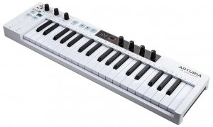 Arturia KeyStep 37 37-клавишная динамическая MIDI мини-клавиатура с velocity&aftertouch, арпеджиатор, 8 голосный шаговый секвенсор, управление скорост от музыкального магазина МОРОЗ МЬЮЗИК