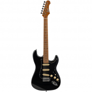 Картинка JET JS-200 BK - электрогитара, Stratocaster, корпус тополь, 22 лада, SSS, tremolo, цвет BK от музыкального магазина МОРОЗ МЬЮЗИК JET JS-200 BK - электрогитара, Stratocaster, корпус тополь, 22 лада, SSS, tremolo, цвет BK от музыкального магазина МОРОЗ МЬЮЗИК