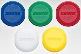 SHURE WA621 разноцветные накладки для ручных передатчиков BLX2, 5 шт. от музыкального магазина МОРОЗ МЬЮЗИК