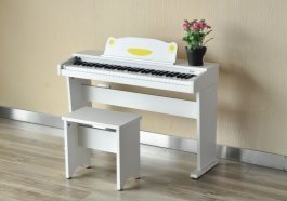 Artesia FUN-1 детское цифровое фортепиано 61 кл. динамическая, 8 тембров, 32 полифония, USB, AUX, 2х5 Вт, стойка, банкетка, пюпитр, 15 кг от музыкального магазина МОРОЗ МЬЮЗИК