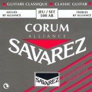 SAVAREZ 500AR ALLIANCE CORUM cтруны для классических гитар, нормальное натяжение, посеребренные от музыкального магазина МОРОЗ МЬЮЗИК
