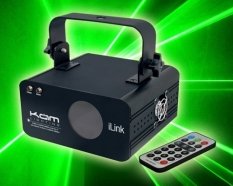 KAM iLink Green лазерный прибор. зеленый излучатель 40мВт 8 каналов DMX от музыкального магазина МОРОЗ МЬЮЗИК