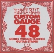 Ernie Ball 1148 струна для электро и акустических гитар. Сталь, калибр .048 от музыкального магазина МОРОЗ МЬЮЗИК