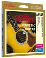 Alice AW432-SL Комплект струн для акустической гитары, медь, 11-52 от музыкального магазина МОРОЗ МЬЮЗИК