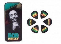 Dunlop BOB-PT07M Bob Marley Quote Медиаторы 6шт, средние, в коробочке от музыкального магазина МОРОЗ МЬЮЗИК