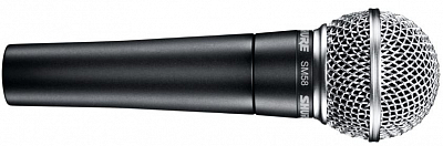 SHURE SM58-LCE вокальный кардиоидный динамический микрофон, 50-15000Гц, чувствительность 54.5 dBV/Pa (1.85 mV), 1 Pa = 94 dB SPL, масса 298 г