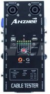 Anzhee Cable Tester Кабельный тестер POWERCON/ETHERNET/XLR 5pin/XLR 3pin/SPEAKON 4P/SPEAKON 8P/JACK 6.3mm/JACK 3.5mm/PHONE/ RAC/ DIN 8P/USB КОММУТАЦИЯ, РАЗЪЕМЫ, ПЕРЕХОДНИКИ Anzhee Cable Tester Кабельный тестер POWERCON/ETHERNET/XLR 5pin/XLR 3pin/SPEAKON 4P/SPEAKON 8P/JACK 6.3mm/JACK 3.5mm/PHONE/ RAC/ DIN 8P/USB