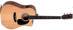 Sigma DMC-STE акустическая гитара со звукоснимателем Fishman Isys+, массив ситхинской ели, корпус красное дерево, гриф накладка микакрта от музыкального магазина МОРОЗ МЬЮЗИК