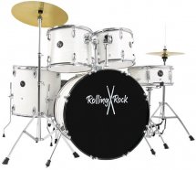 Rolling Rock JR-2225C Ashen Ударная установка Барабаны: Бас-бочка 22"х16 Том-бас 16x16" Том-альт 13x10" Том-альт 12x9" Малый-барабан 14x 5,5". СТУЛ от музыкального магазина МОРОЗ МЬЮЗИК